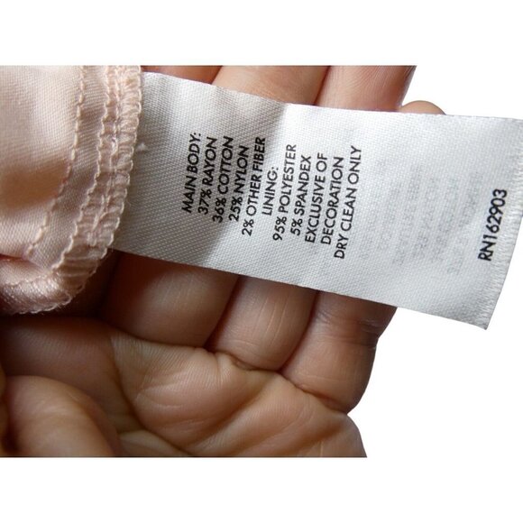 Rachel Parcell Pink Lace Sheath Dress Size XL Romantic Spring Easter Wedding - Picture 8 of 11